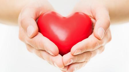 Hand holding Heart
