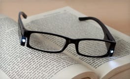 Reading Glasses on Book